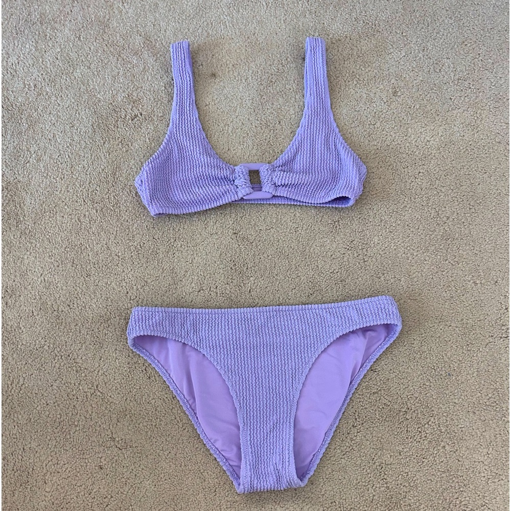 Aerie Shimmery Crinkle Bikini